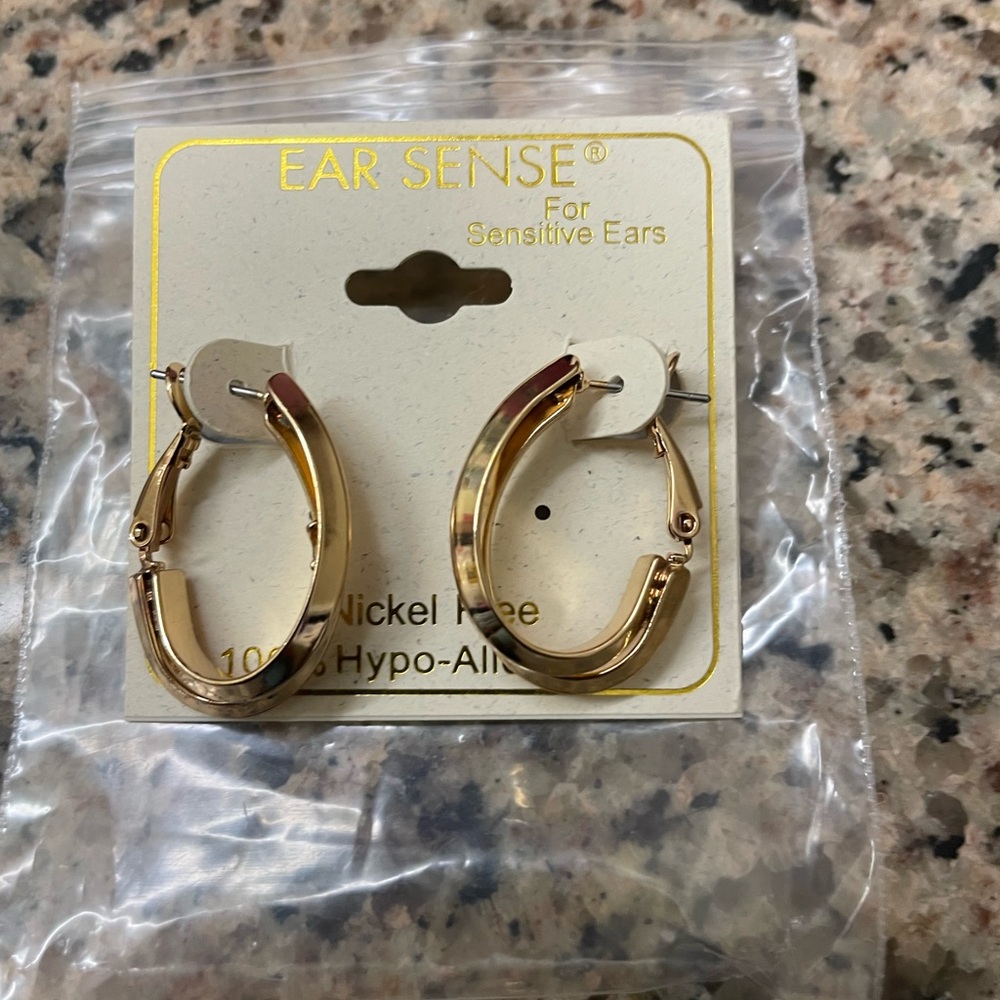 Gold Hoop Earrings for Sensitive Ears
